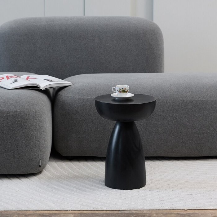 Кофейный стол из массива Самвад черного цвета - купить Кофейные столики по цене 29900 Кофейный стол из массива Самвад черного цвета - купить Кофейные столики по цене 29900