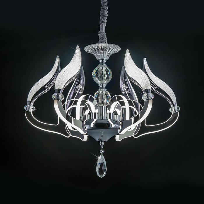 Eletto Diva EL339P06 Люстра светодиодная с пультом - лучшие Подвесные люстры в INMYROOM Eletto Diva EL339P06 Люстра светодиодная с пультом - лучшие Подвесные люстры в INMYROOM