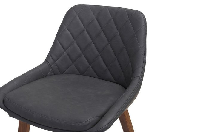 Стул полубарный Joan темно-серого цвета - лучшие Барные стулья в INMYROOM