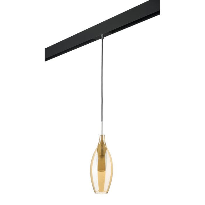 Светильник д/1-фазн трека PENTOLA 1х25W G9 ХРОМ/ЯНТАРЬ/ЧЕРНЫЙ (803023+595007) - купить Трековые светильники по цене 6814.0 Светильник д/1-фазн трека PENTOLA 1х25W G9 ХРОМ/ЯНТАРЬ/ЧЕРНЫЙ (803023+595007) - купить Трековые светильники по цене 6814.0