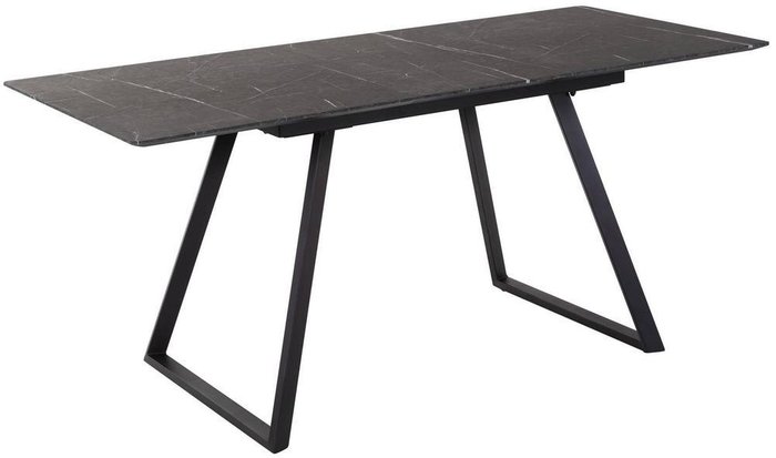 Стол обеденный раздвижной Пеле темно-серого цвета - лучшие Обеденные столы в INMYROOM