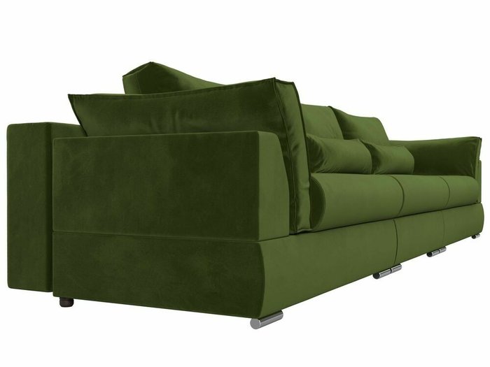 Прямой диван-кровать Пекин Long зеленого цвета - лучшие Прямые диваны в INMYROOM