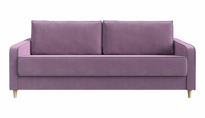 Прямой диван-кровать Варшава сиреневого цвета - купить Прямые диваны по цене 56999.0