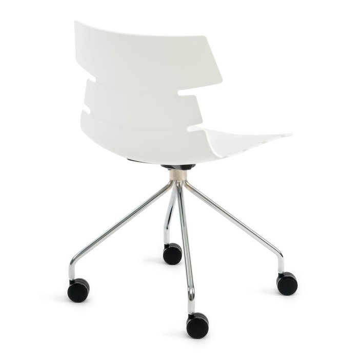 Набор из двух офисных стульев Hansen белого цвета - лучшие Офисные кресла в INMYROOM