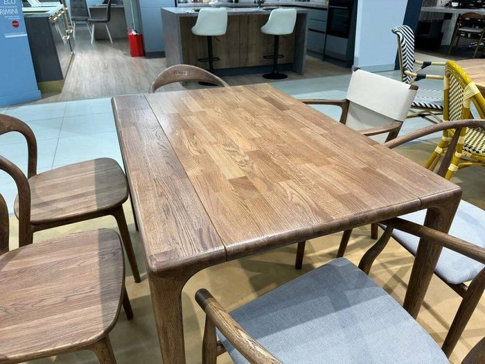 Обеденный стол Лиссабон Нью коричневого цвета - купить Обеденные столы по цене 53900.0