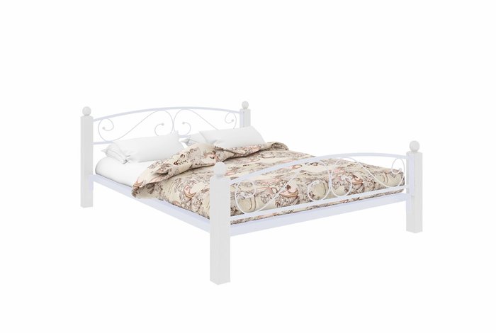 Кровать Милсон-Вероника Lux Plus 120х200 белого цвета