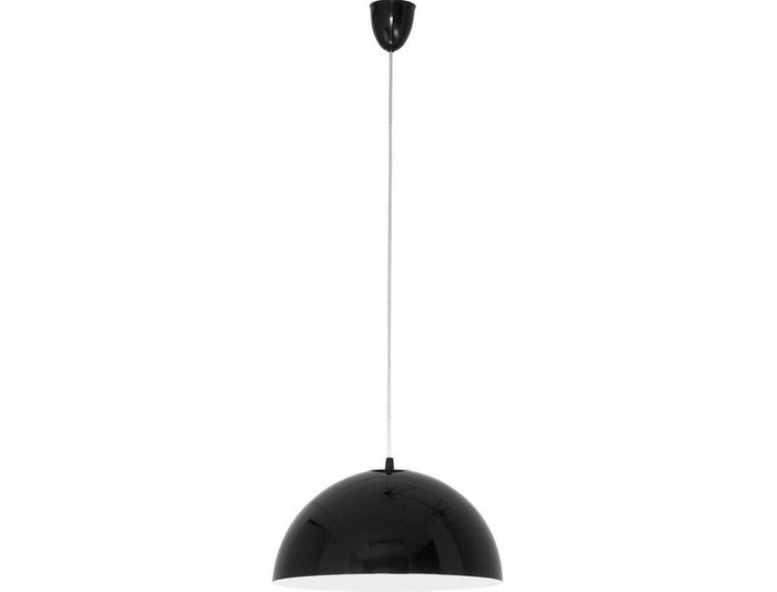 Подвесной светильник Hemisphere чёрного цвета 