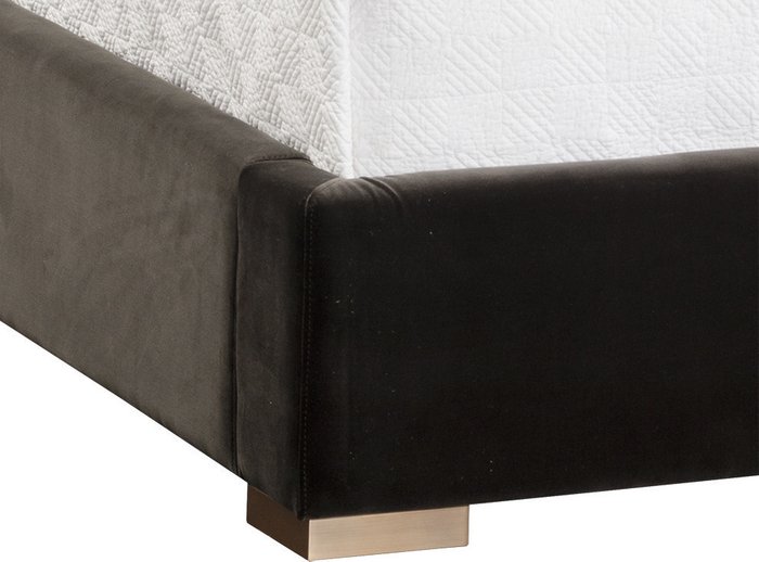 Кровать Persius King черного цвета 160х200 - купить Кровати для спальни по цене 138000.0