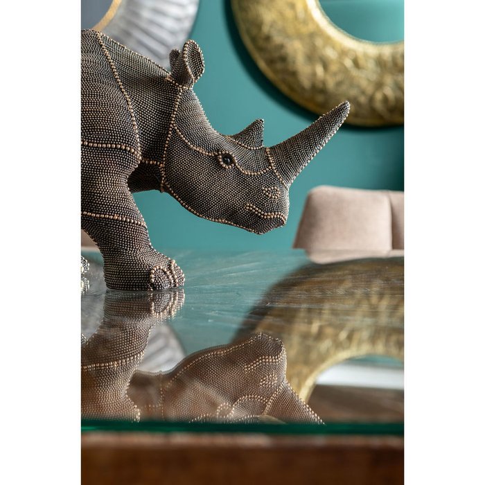 Статуэтка Rhino коричневого цвета - купить Фигуры и статуэтки по цене 17380.0