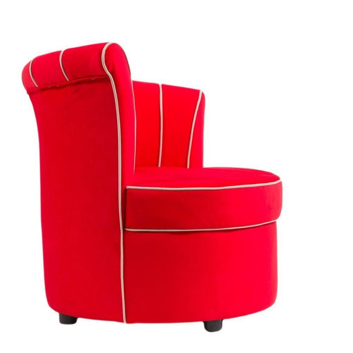 Кресло Shell красного цвета - лучшие Интерьерные кресла в INMYROOM