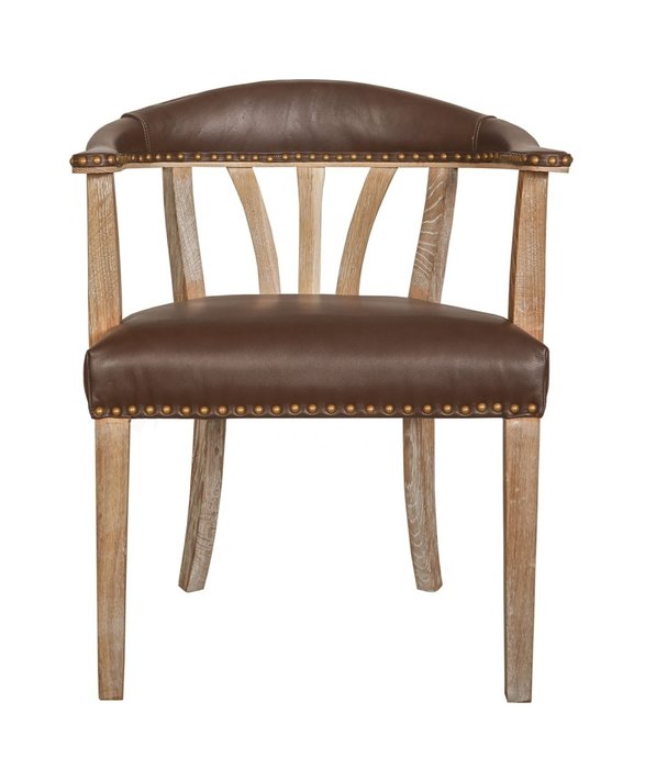 Стул Tanner genuine leather с подлокотниками  - купить Обеденные стулья по цене 27900.0