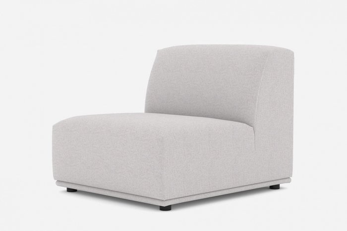 Кресло светло-серого цвета - купить Интерьерные кресла по цене 20728.0