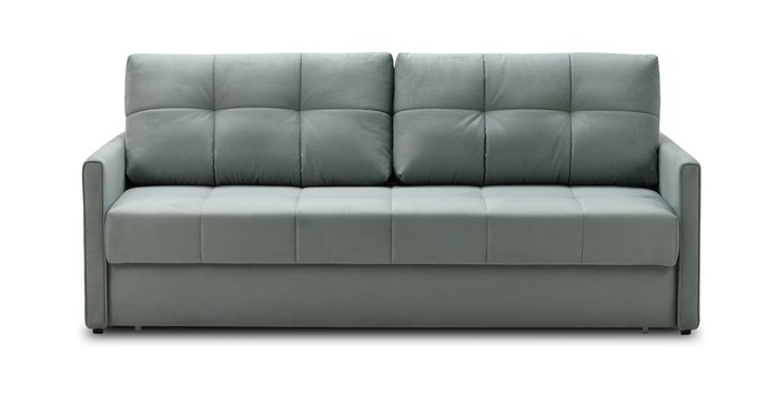 Прямой диван-кровать Престон голубого цвета