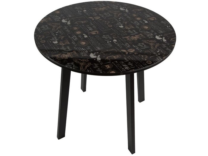 Стол Филд черного цвета - лучшие Обеденные столы в INMYROOM