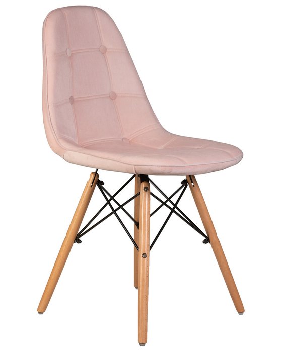 Стул обеденный Bennet пудрово-розового цвета - купить Обеденные стулья по цене 3940.0