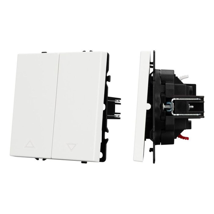 Выключатель Nobe 054241 (пластик, цвет белый) Выключатель Nobe 054241 (пластик, цвет белый)