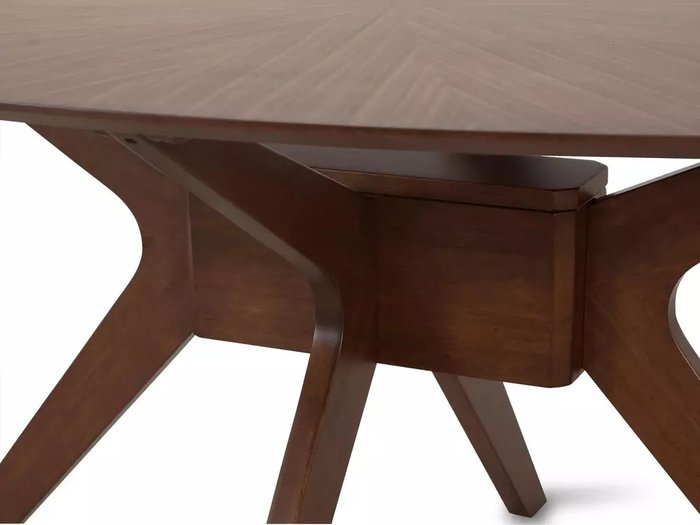 Стол обеденный Adel коричневого цвета - лучшие Обеденные столы в INMYROOM