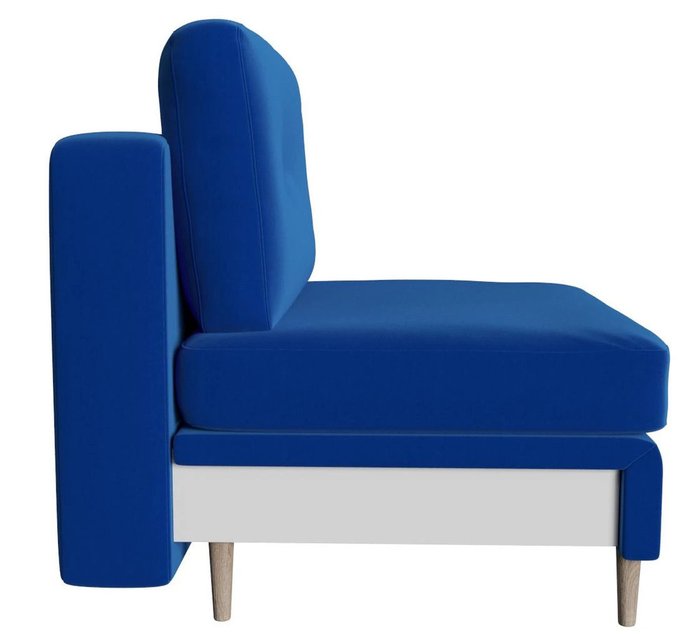 Модуль кресло Белфаст синего цвета - лучшие Интерьерные кресла в INMYROOM