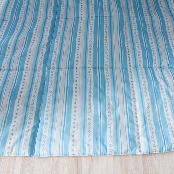 Стеганый игровой коврик Blue Stripes 110х110 см - купить Ковры для детской по цене 1190.0