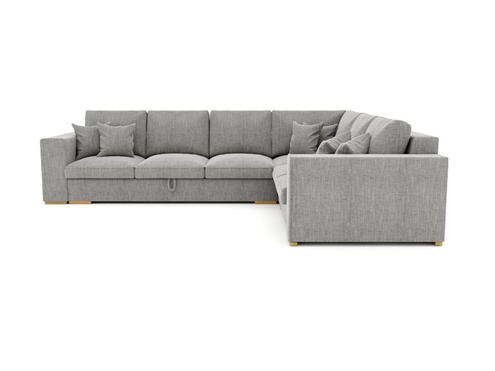 Угловой диван-кровать Нарвик серого цвета - купить Угловые диваны по цене 201000.0