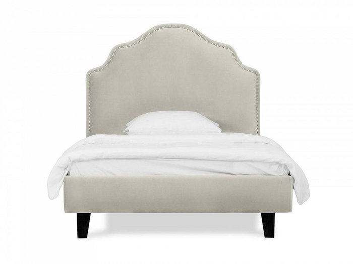 Кровать Princess II L 120х200 светло-серого цвета - лучшие Кровати для спальни в INMYROOM