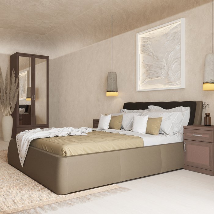 Кровать Гесиона 180х200 с подъемным механизмом  - купить Кровати для спальни по цене 47200.0