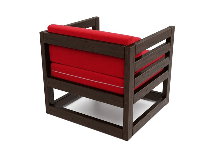Кресло Магнус красного цвета - лучшие Интерьерные кресла в INMYROOM