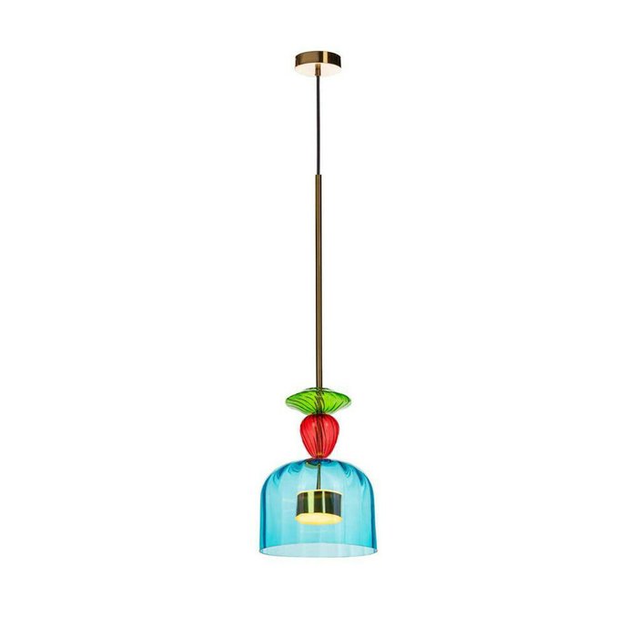 Подвесной светодиодный светильник голубого цвета - купить Подвесные светильники по цене 15340.0