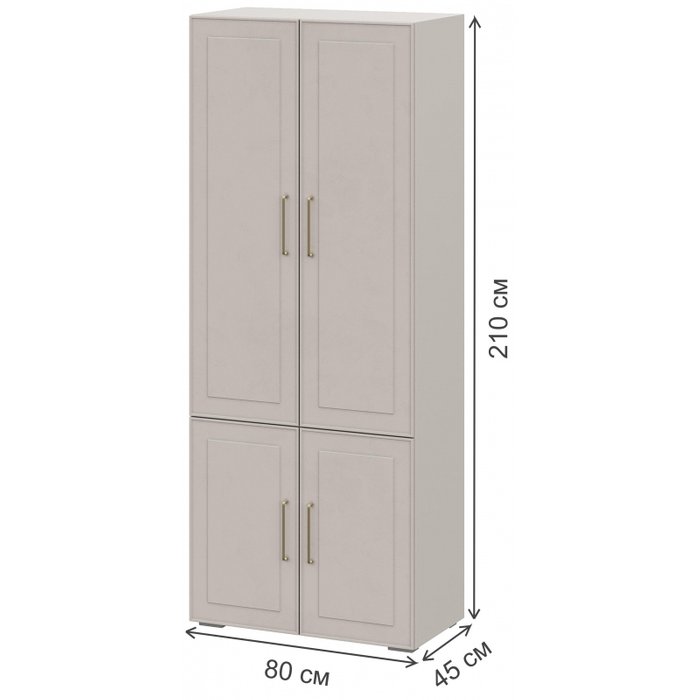 Шкаф Мотру бежевого цвета - лучшие Шкафы распашные в INMYROOM Шкаф Мотру бежевого цвета - лучшие Шкафы распашные в INMYROOM