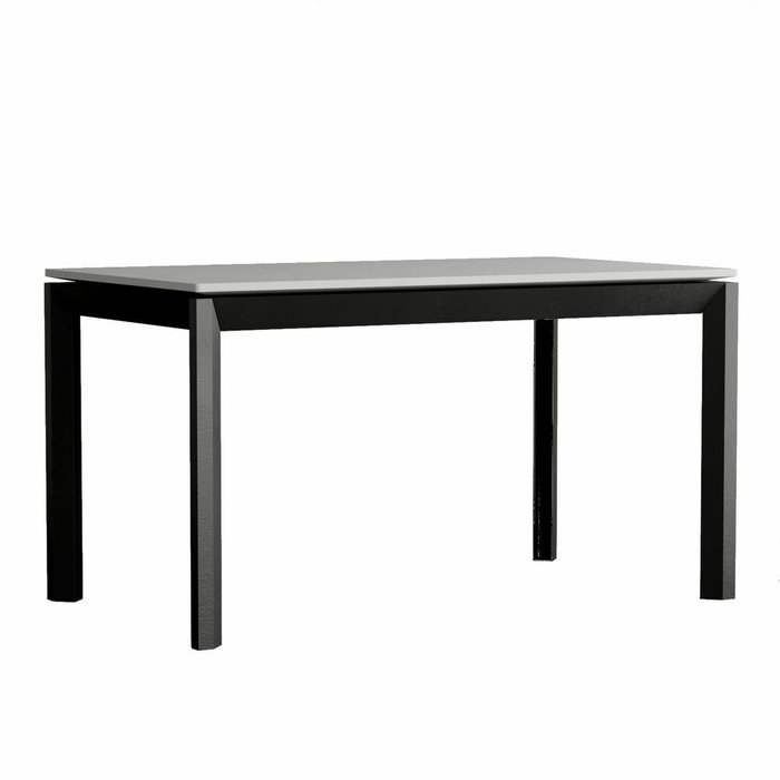Обеденный стол Алмаз черно-белого цвета