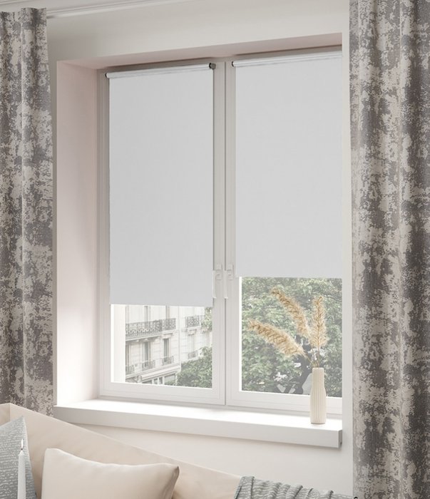 мини ролета Лайт 114х175 белый