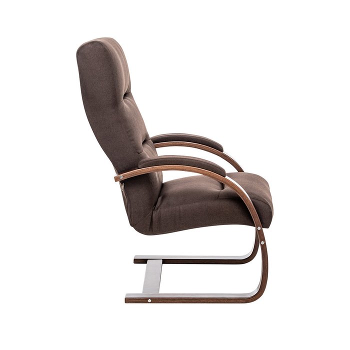 Кресло Монэ коричневого цвета - лучшие Интерьерные кресла в INMYROOM