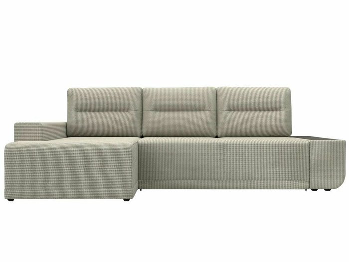 Угловой диван-кровать Чикаго серо-бежевого цвета левый угол - купить Угловые диваны по цене 53999.0