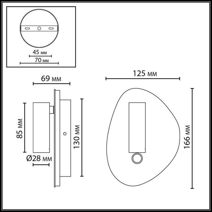 Настенный светильник Roy 7185/9WL (металл, цвет бронза) - купить Бра и настенные светильники по цене 9990 Настенный светильник Roy 7185/9WL (металл, цвет бронза) - купить Бра и настенные светильники по цене 9990