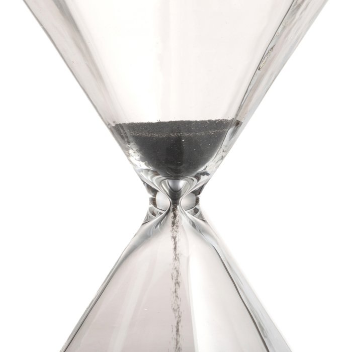 Песочные часы на 15 минут Чёрные - лучшие Декоративные предметы в INMYROOM