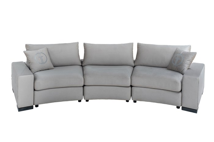 Модульный диван Manchester серого цвета