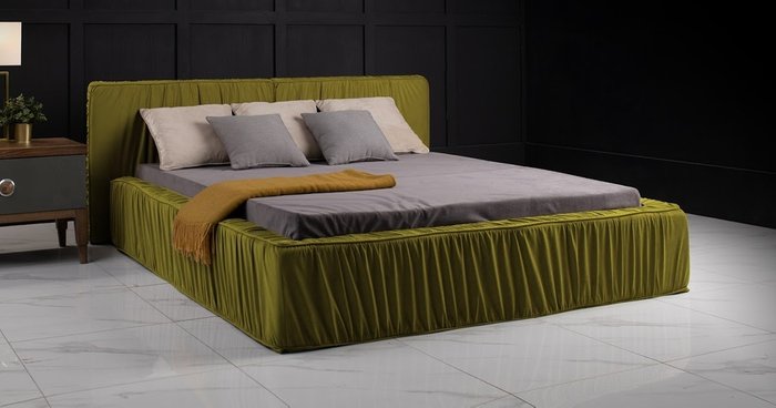 Кровать Storm 180х200 светло-зеленого цвета - купить Кровати для спальни по цене 74900.0