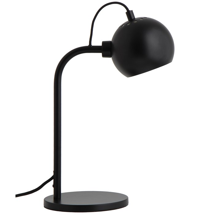 Лампа настольная Ball черного цвета