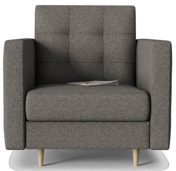 Кресло Godivo Grey темно-серого цвета - купить Интерьерные кресла по цене 17758.0