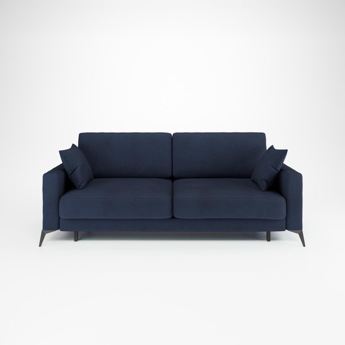 Диван-кровать Наоми темно-синего цвета - купить Прямые диваны по цене 74349.0