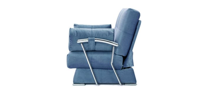 Кресло раскладное Дудинка Galaxy синего цвета - лучшие Интерьерные кресла в INMYROOM