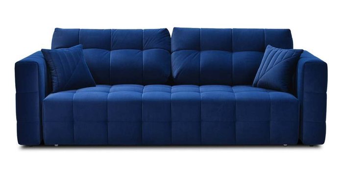 Диван-кровать Энзо синего цвета - лучшие Прямые диваны в INMYROOM