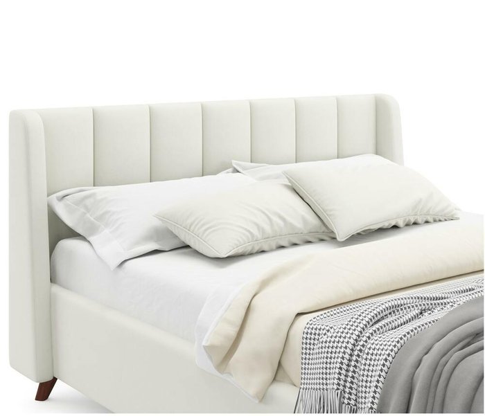 Кровать Betsi 160х200 с подъемным механизмом и матрасом светло-бежевого цвета - лучшие Кровати для спальни в INMYROOM