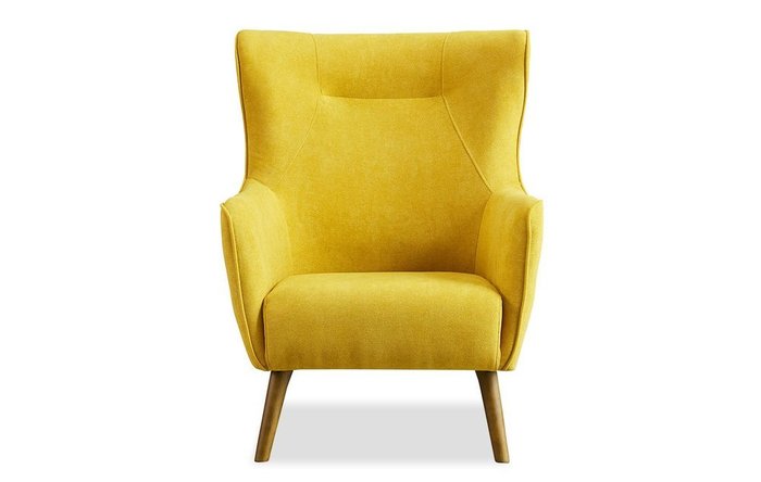 Кресло Camilla желтого цвета - лучшие Интерьерные кресла в INMYROOM