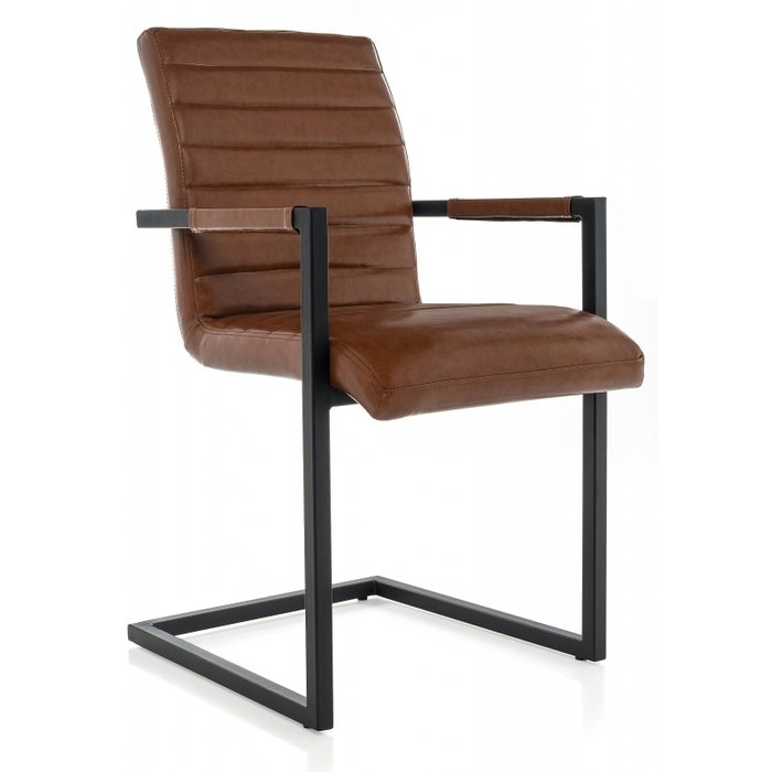 Кресло-стул Mix коричневого цвета