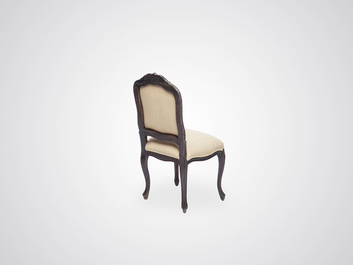 Cтул с мягкой обивкой из дерева махагони   - лучшие Обеденные стулья в INMYROOM
