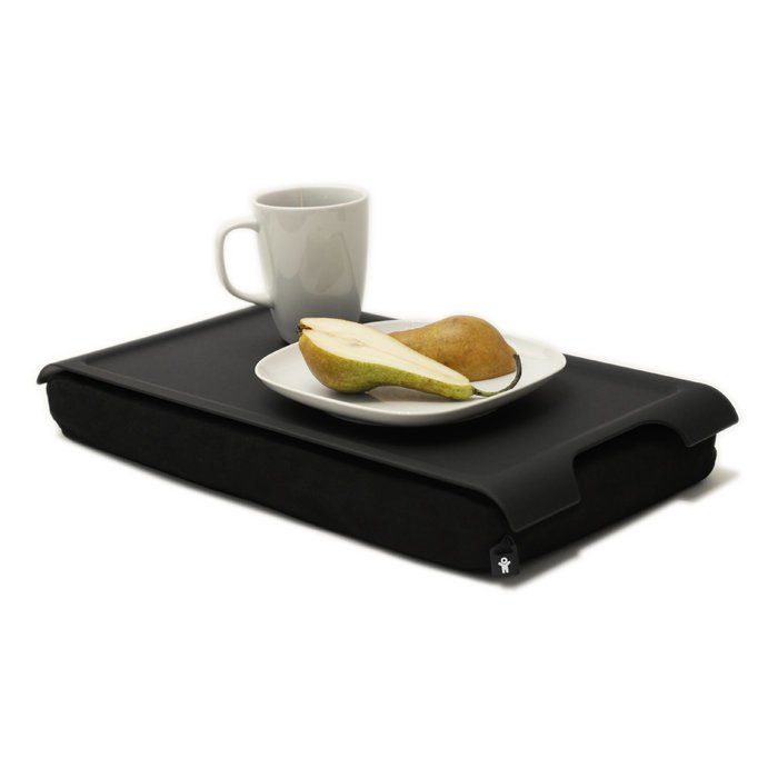 Подставка с пластиковым подносом laptray мини черная Подставка с пластиковым подносом laptray мини черная