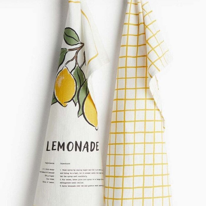 Набор из 2 кухонных полотенец Набор из 2 кухонных полотенец