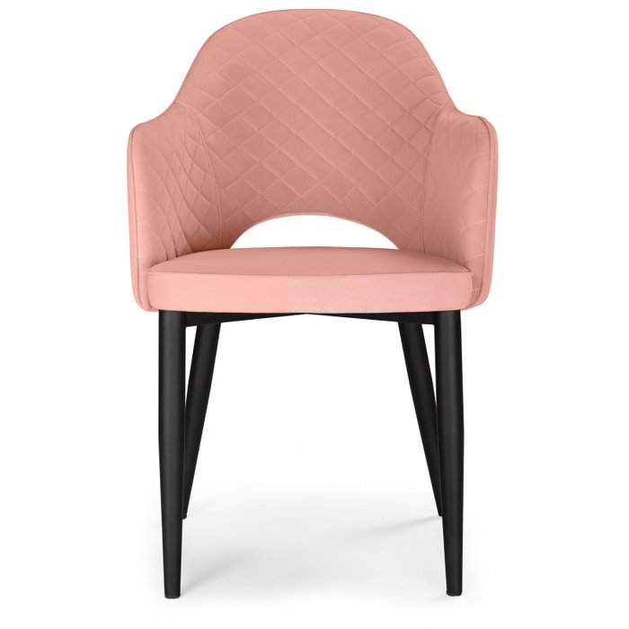 Стул с подлокотниками Vener розового цвета - купить Обеденные стулья по цене 6990.0