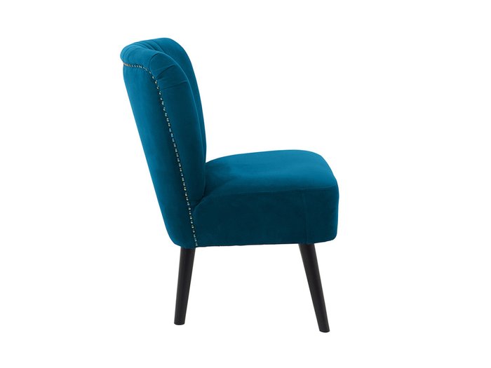 Кресло Barbara синего цвета - купить Интерьерные кресла по цене 11990.0